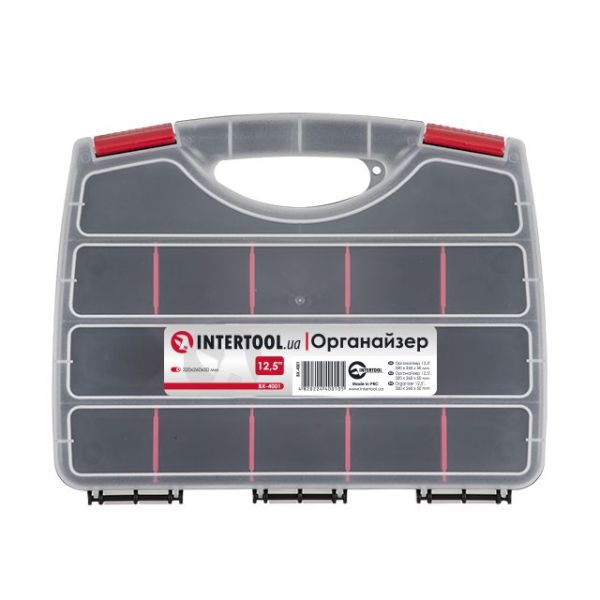 Органайзер 12.5" 320*260*50 мм INTERTOOL BX-4001
