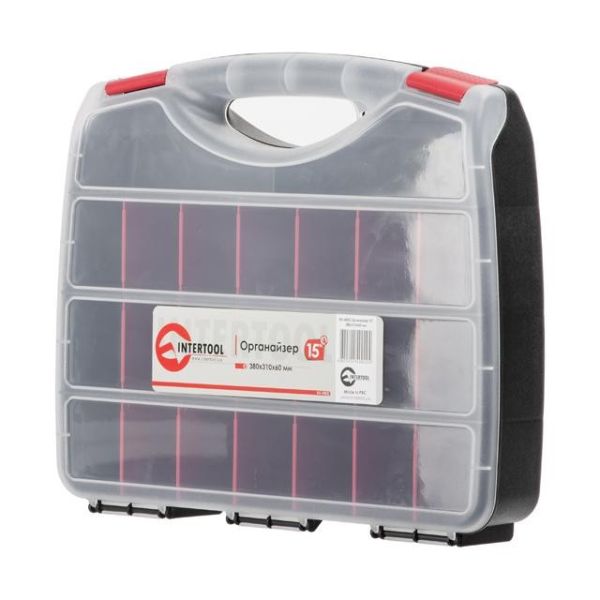 Органайзер 15" 380*310*60 мм INTERTOOL BX-4002