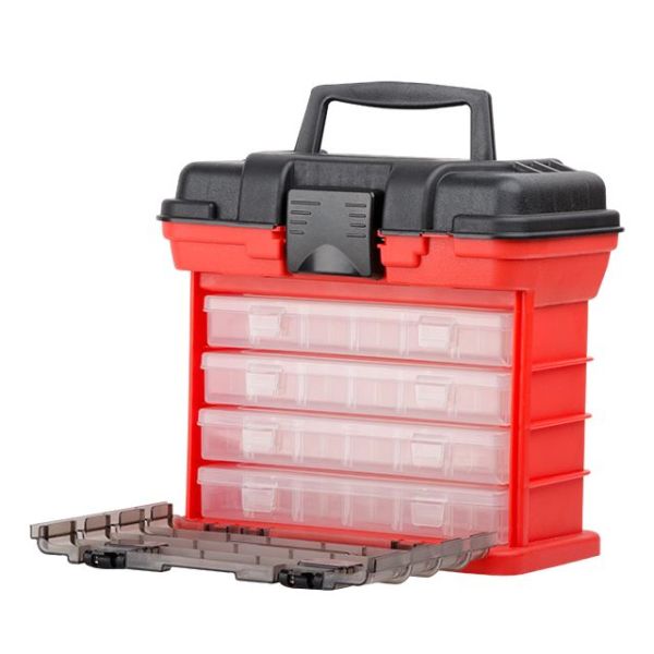 Органайзер для інструментів та метвиробів з висувними секціями 11" 279*184*260 мм INTERTOOL BX-4020