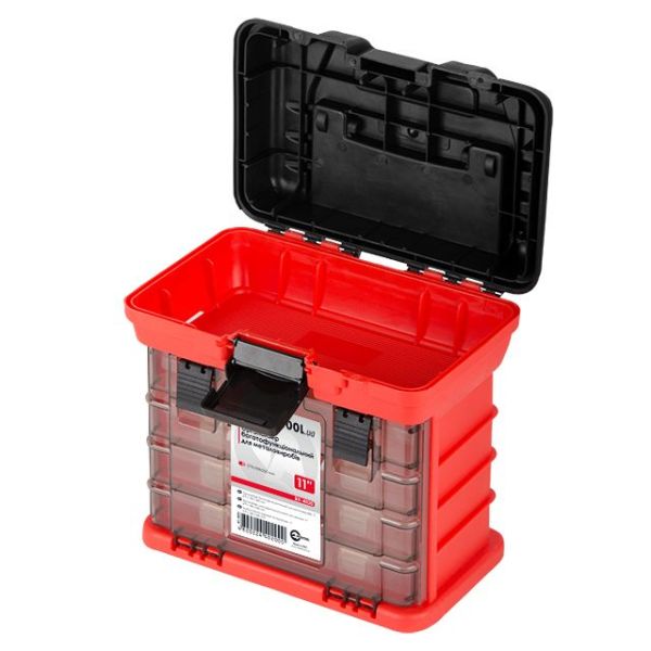 Органайзер для інструментів та метвиробів з висувними секціями 11" 279*184*260 мм INTERTOOL BX-4020