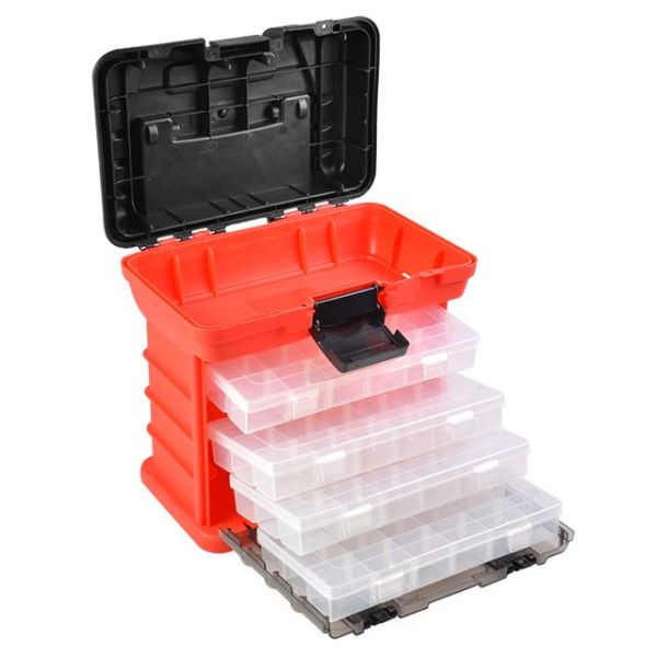 Органайзер для інструментів та метвиробів з висувними секціями 11" 279*184*260 мм INTERTOOL BX-4020