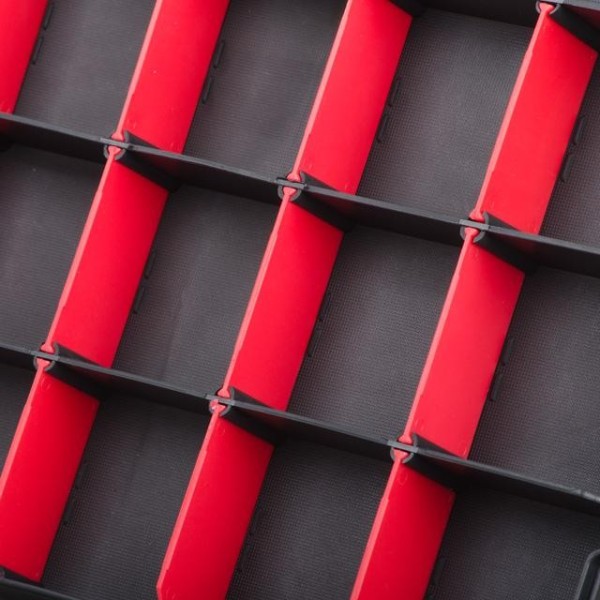 Пластиковий органайзер, двосторонній, 12.5