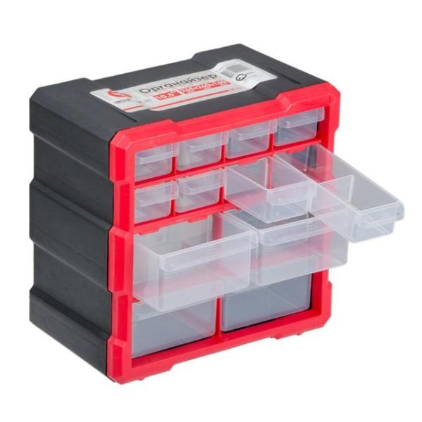 Органайзер 10,5" 265*260*160 мм, 12 відділень INTERTOOL BX-4024