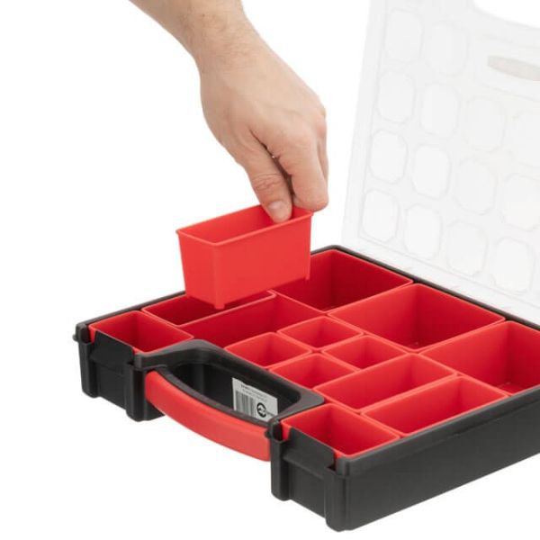 Органайзер 12 ", 13 лотків, 315*270*60 мм INTERTOOL BX-4031