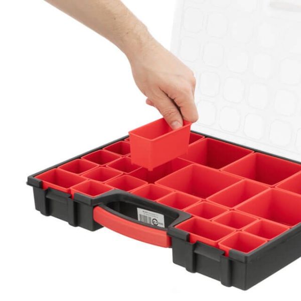 Органайзер 16 ", 24 лотка, 415*330*60 мм INTERTOOL BX-4033