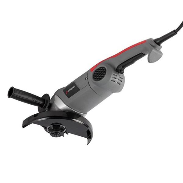 Шліфмашина кутова, 2400 Вт, діаметр диска 230 мм, 6500 об/хв., плавный пуск, поворотна ручка INTERTOOL DT-0295