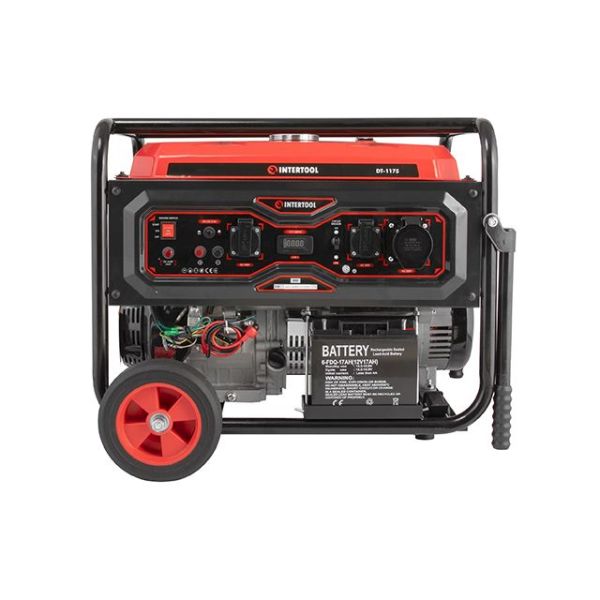 Генератор бензиновий 7/7,5 кВт, електро+ручний старт, мідна обмотка, STORM INTERTOOL DT-1175
