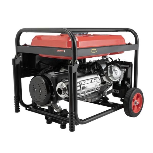 Генератор бензиновий 7/7,5 кВт, 380/220 В, 25 л, електро+ручний старт, мідна обмотка, STORM INTERTOOL DT-1176