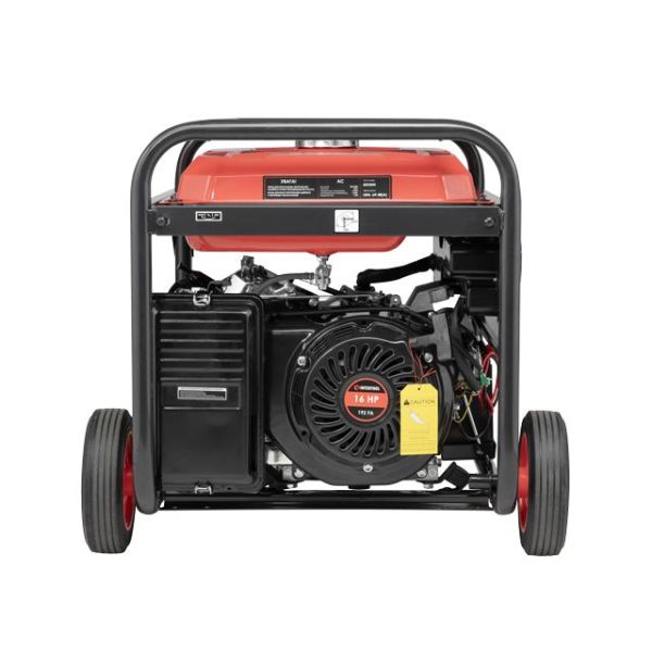 Генератор бензиновий 7/7,5 кВт, 380/220 В, 25 л, електро+ручний старт, мідна обмотка, STORM INTERTOOL DT-1176