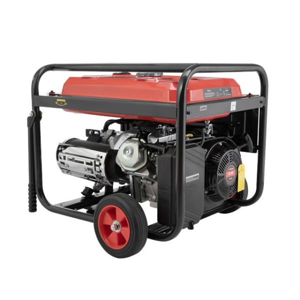 Генератор бензиновий 8/8,5 кВт, 380/220 В, 25 л, електро+ручний старт, мідна обмотка, STORM INTERTOOL DT-1186