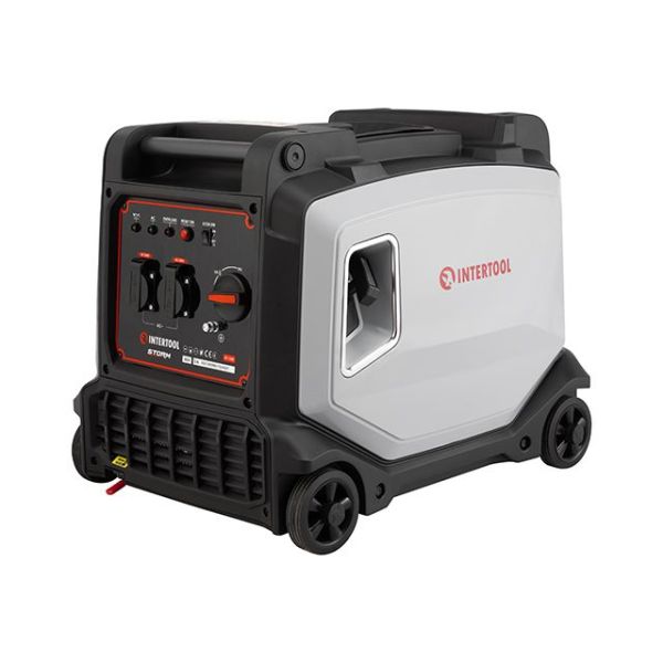 Генератор бензиновий інверторний 3/3,3 кВт, 220 В, 11 л, ручний старт, мідна обмотка, STORM INTERTOOL DT-1333