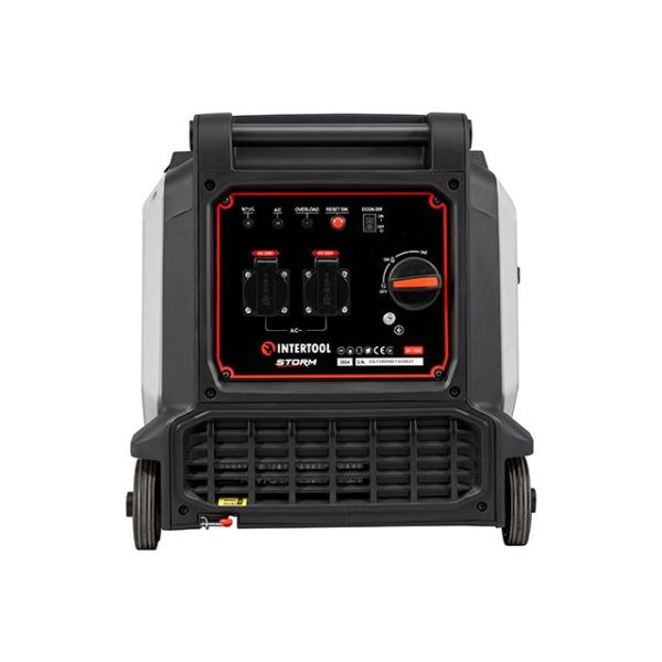 Генератор бензиновий інверторний 3/3,3 кВт, 220 В, 11 л, ручний старт, мідна обмотка, STORM INTERTOOL DT-1333