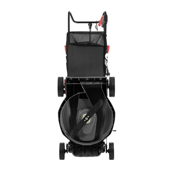 Газонокосарка електрична 1.8 кВт, 230 В~50 Гц, 3000 об/хв, ширина захвату 400 мм, висота зрізу 25-75 мм, контейнер 35 літрів INTERTOOL DT-2262