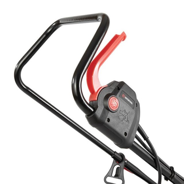 Газонокосарка електрична 1.8 кВт, 230 В~50 Гц, 3000 об/хв, ширина захвату 400 мм, висота зрізу 25-75 мм, контейнер 35 літрів INTERTOOL DT-2262