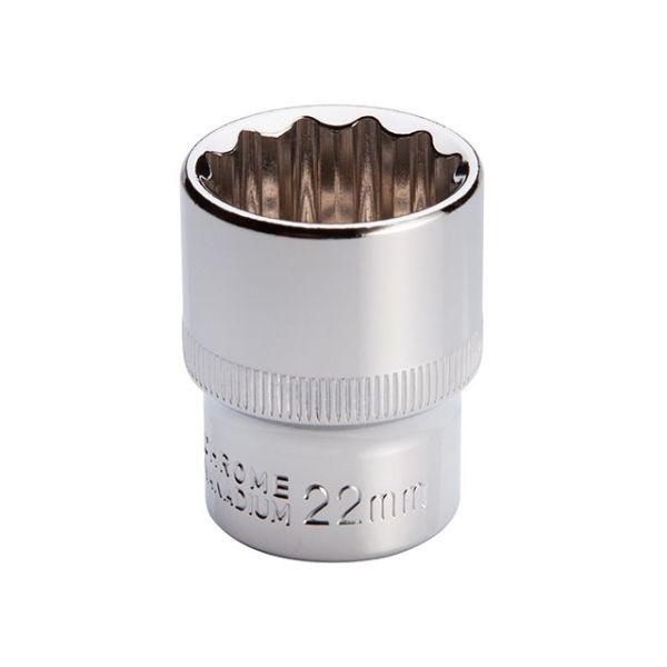 Головка дванадцятигранна STORM 1/2", 22 мм INTERTOOL ET-0222