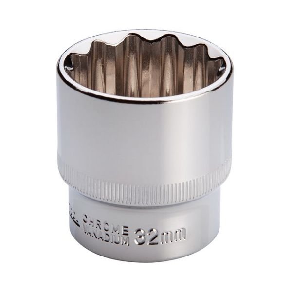 Головка дванадцятигранна STORM 1/2", 32 мм INTERTOOL ET-0232