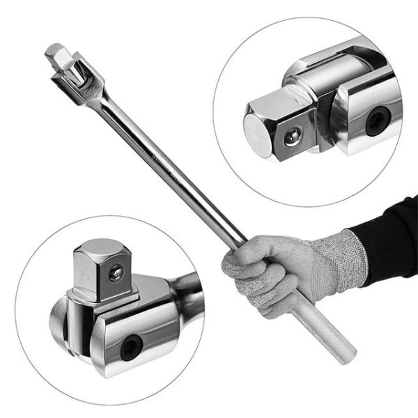 Вороток з шарніром STORM 3/4", 480 мм, Cr-V INTERTOOL ET-1037