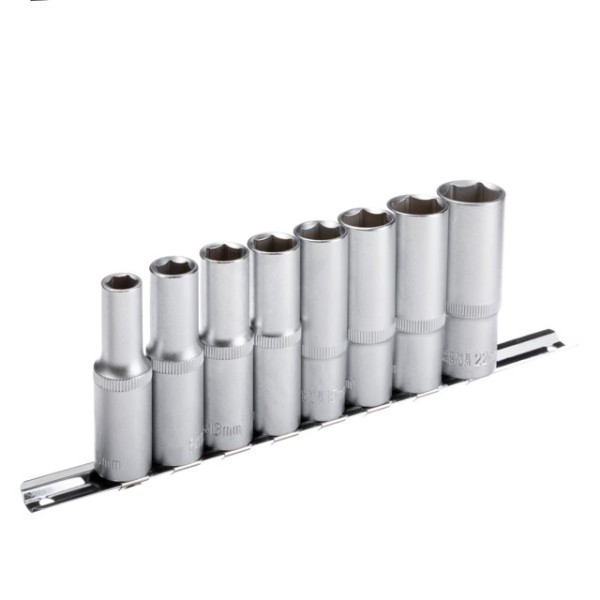 Набір головок подовжених на планці: 10-22 мм, 1/2