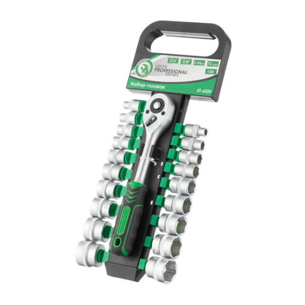 Набір торцевих головок з тріскачкою 3/8