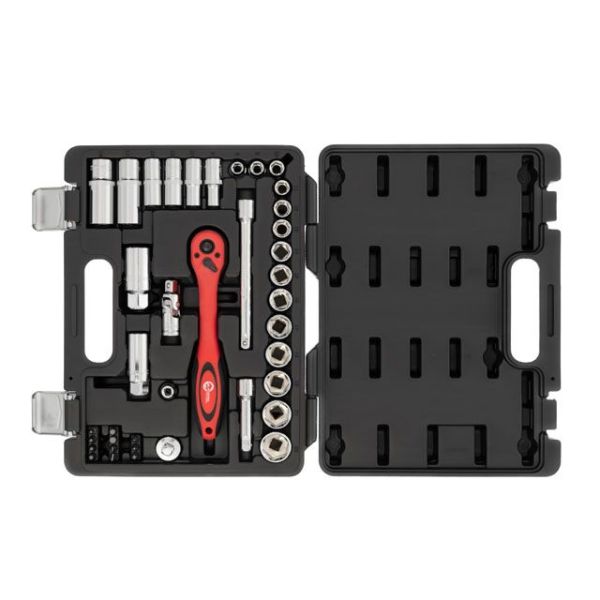 Професійний набір інструментів 3/8", 39 од., Cr-V INTERTOOL ET-6039