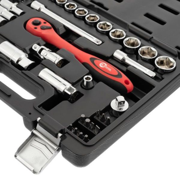 Професійний набір інструментів 3/8", 39 од., Cr-V INTERTOOL ET-6039