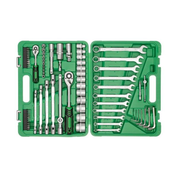 Набір інструментів 1/2", 1/4", 77 од. INTERTOOL ET-6077SP