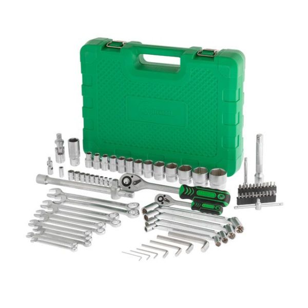 Набір інструментів 1/2", 1/4", 77 од. INTERTOOL ET-6077SP