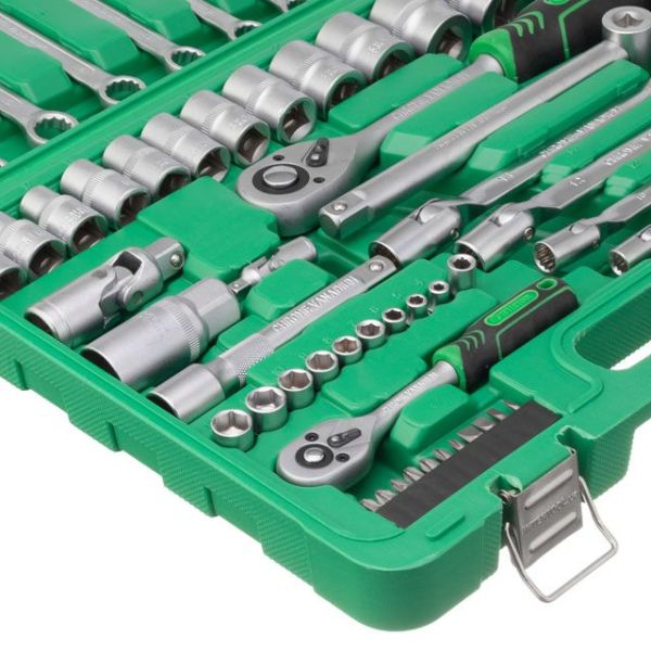 Набір інструментів 1/2", 1/4", 77 од. INTERTOOL ET-6077SP