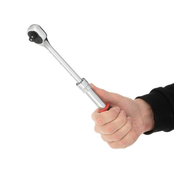 Рукоятка з храповим механізмом телескопічна STORM, 72 зуба 3/8", Cr-V INTERTOOL ET-8005