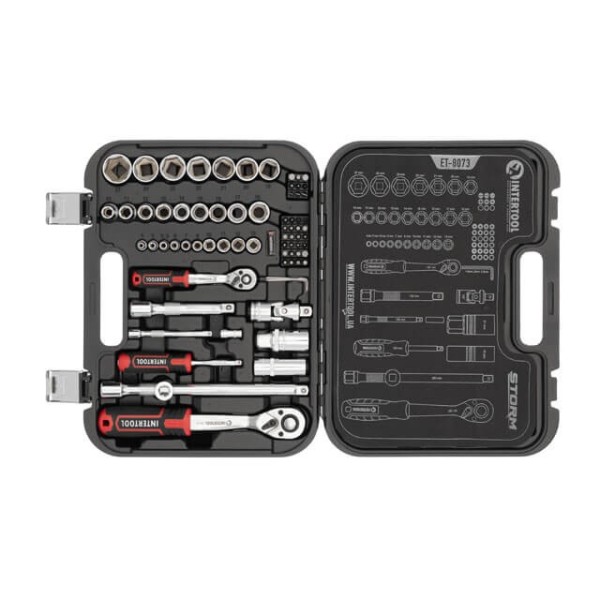 Набір інструментів 73 од. STORM, 1/2