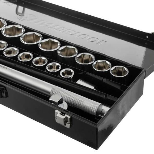 Набір інструментів 21 од., STORM, 3/4", Cr-V INTERTOOL ET-8321