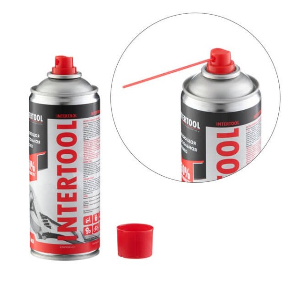 Мастило проникаюче універсальне, аерозоль 400 мл. INTERTOOL FS-4040