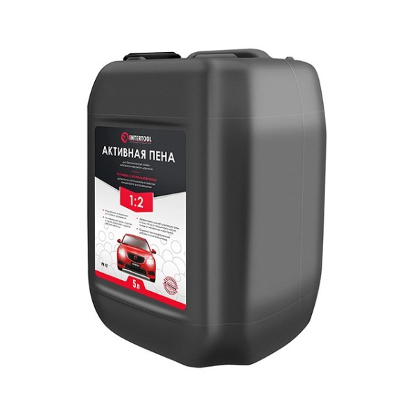 Піна активна 5 л, готова до застосування або 1:2, для безконтактного миття апаратом високого тиску INTERTOOL FS-9005
