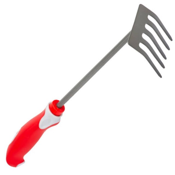 Граблі садові 245 мм * 118 мм з комбінованою рукояткою INTERTOOL FT-0032