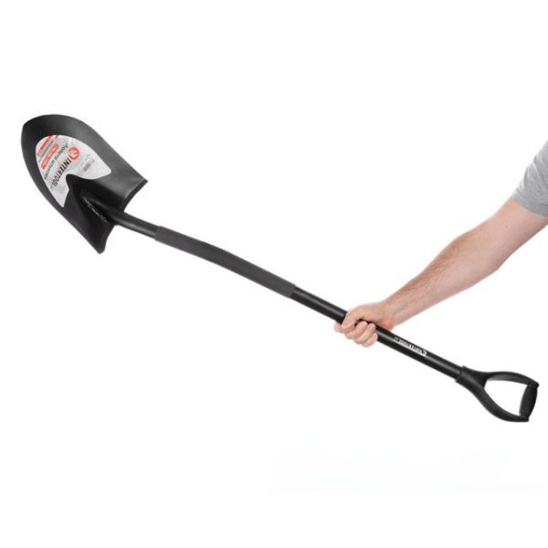 Лопата штикова, металева ручка, 198*288*1200 мм INTERTOOL FT-2011