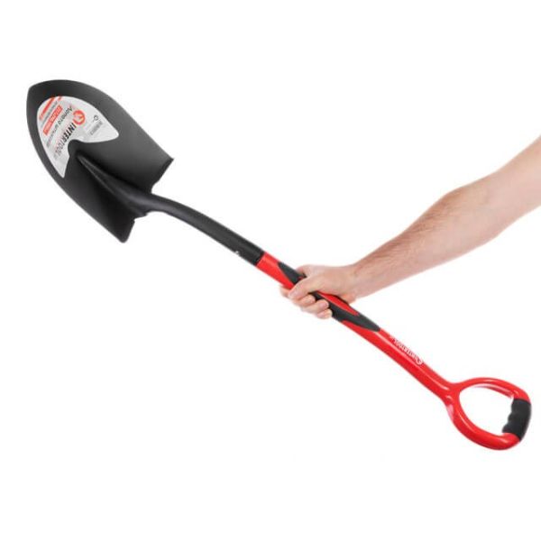 Лопата штикова, ручка з фібергласу, 217*290*1050 мм INTERTOOL FT-2013