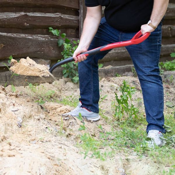 Лопата штикова, ручка з фібергласу, 217*290*1050 мм INTERTOOL FT-2013