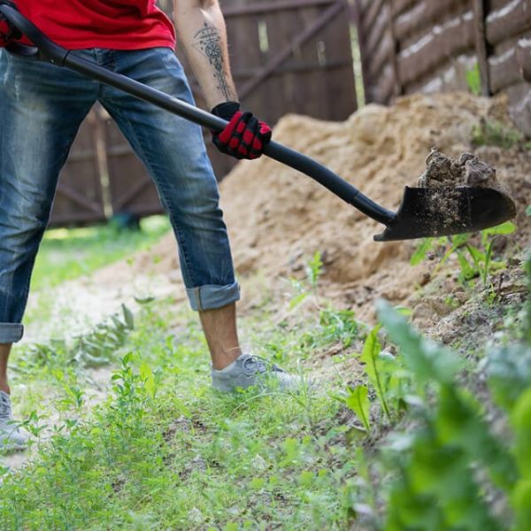 Лопата штикова, ручка з фібергласу, 217*290*1050 мм INTERTOOL FT-2013