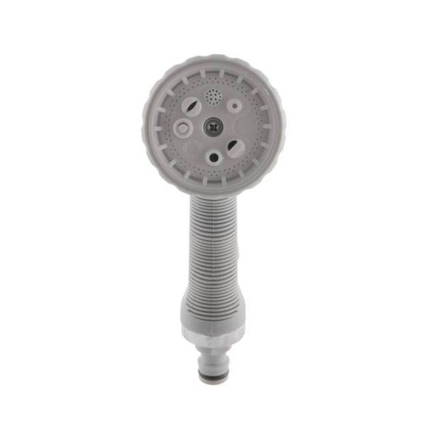 Пістолет-розпилювач для поливу 8-ми функціональний (центральний, туман, душ, кутовий, повний, злива, конічний, плаский) + адаптер універсальний з внутрішньою різьбою 1/2