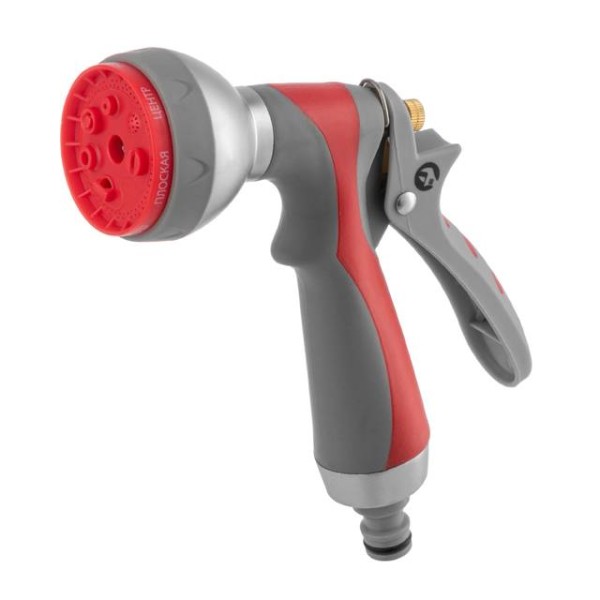 Пістолет-розпилювач для поливу 7-ми функціональний (центральний, туман, душ, кутовий, повний, конічний, плаский). LUXURY INTERTOOL GE-0008