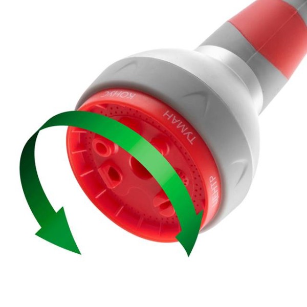 Пістолет-розпилювач для поливу 7-ми функціональний (центральний, туман, душ, кутовий, повний, конічний, плаский). LUXURY INTERTOOL GE-0008