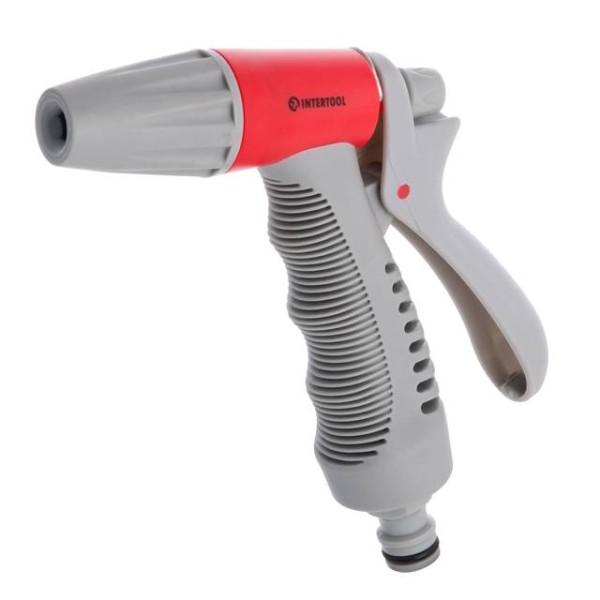 Пістолет-розпилювач для поливання з плавним регулюванням потоку води. + адаптер універсальний з внутрішньою різьбою 1/2