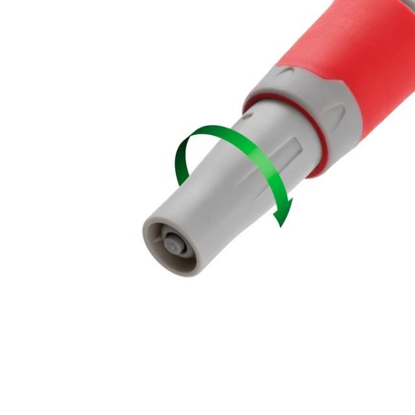 Насадка для поливу з плавним регулюванням потоку води на шланг для конектора 1/2