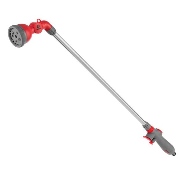 Пістолет-розпилювач для поливу на штанзі 90 см 9-функціональний (центральний, туман, душ, повний, кутовий, злива, плаский, струмінь, коло) ABS, PP,TPR INTERTOOL GE-0041