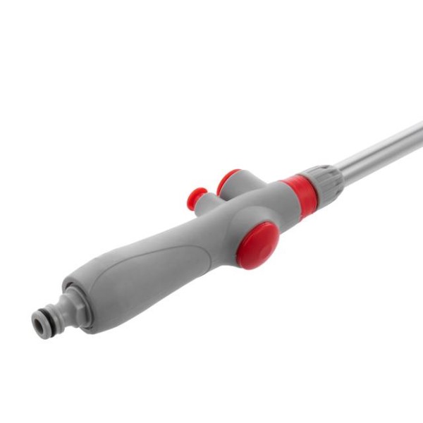 Пістолет-розпилювач для поливу на штанзі 90 см 9-функціональний (центральний, туман, душ, повний, кутовий, злива, плаский, струмінь, коло) ABS, PP,TPR INTERTOOL GE-0041