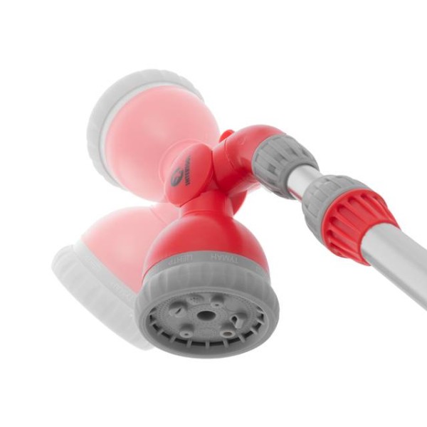 Пістолет-розпилювач для поливу на телескопічній штанзі 90-120 см 9-ти функціональний (центральний, туман, душ, повний, кутовий, злива, плаский, струмінь, коло) ABS, PP,TPR INTERTOOL GE-0043