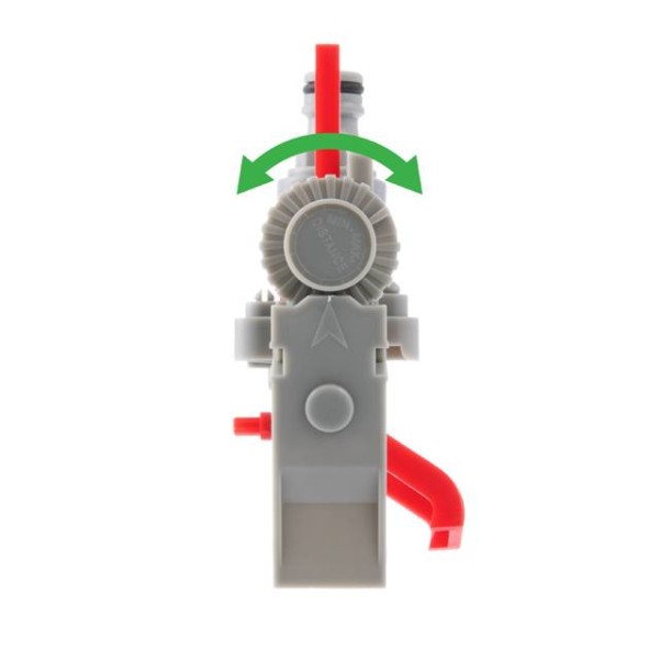 Дощувальний пристрій пульсуючий з повною/частковою зоною поливу на кілку, круг/сектор поливу до 12 м. Zinc alloy INTERTOOL GE-0056