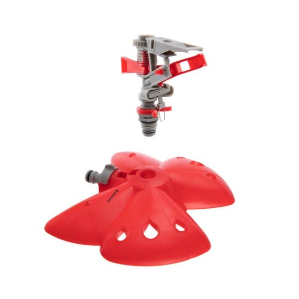 Дощувальний пристрій пульсуючий з повною/частковою зоною поливу на базі, круг/сектор поливу до 12 м, PP, ABS INTERTOOL GE-0071