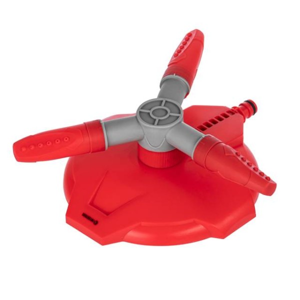 Дощувальний пристрій круговий з трьома розпилювачами з головкою що обертається на базі INTERTOOL GE-0075