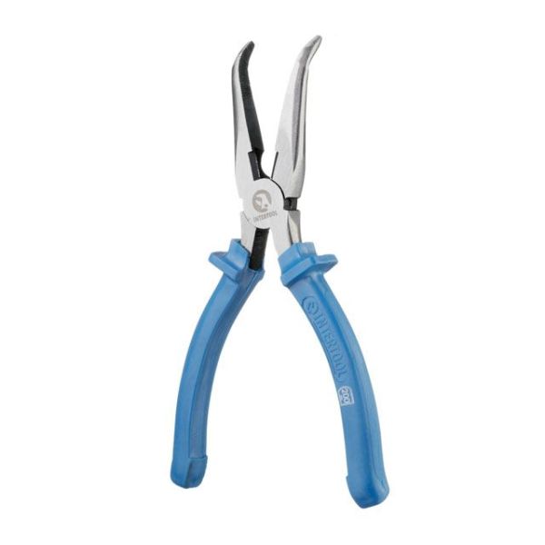 Довгогубці вигнуті 200 мм INTERTOOL HT-0126